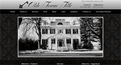 Desktop Screenshot of oldetownetitle.us